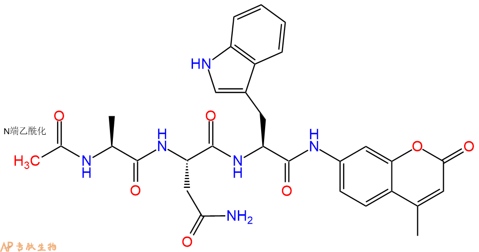 專肽生物產品Ac-Ala-Asn-Trp-AMC