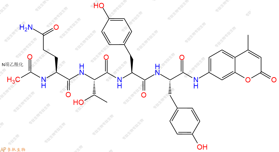 專肽生物產品Ac-Gln-Thr-Tyr-Tyr-AMC