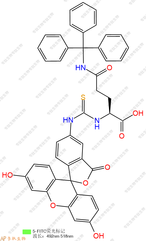 專肽生物產(chǎn)品FITC-Gln(Trt)