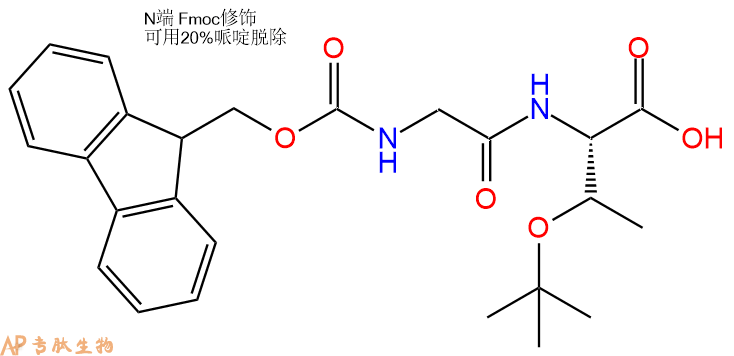 專肽生物產(chǎn)品Fmoc-Gly-Thr(tBu)