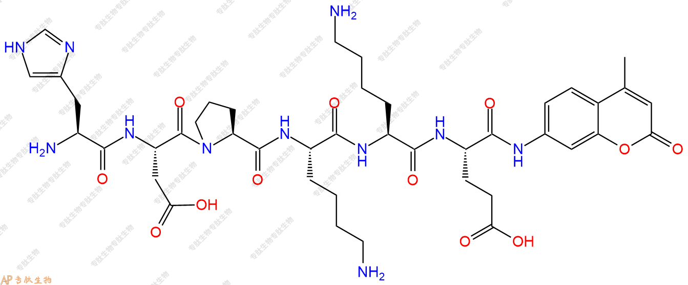 專肽生物產(chǎn)品H-Asp-Pro-Lys-Lys-Glu-AMC