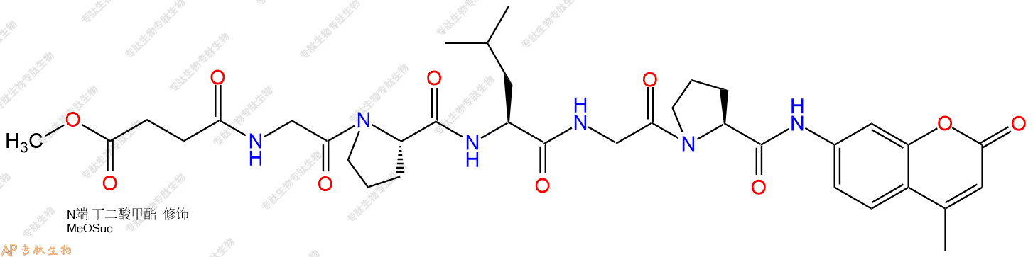 專肽生物產(chǎn)品MEOSUC-Gly-Pro-Leu-Gly-Pro-AMC