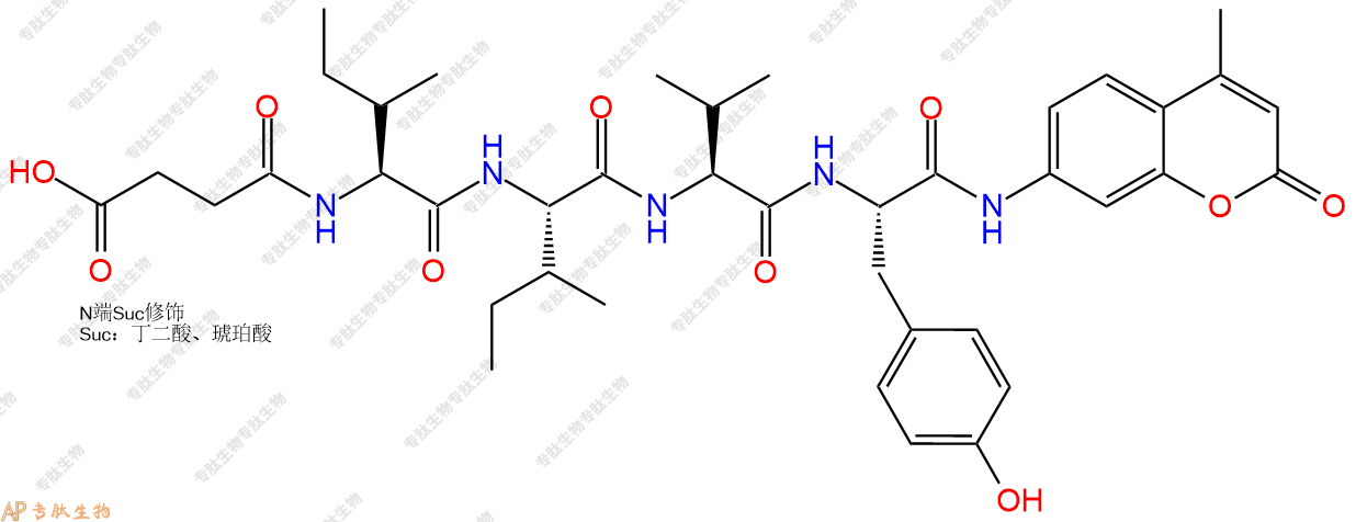 專肽生物產(chǎn)品SUC-Ile-Ile-Val-Tyr-AMC