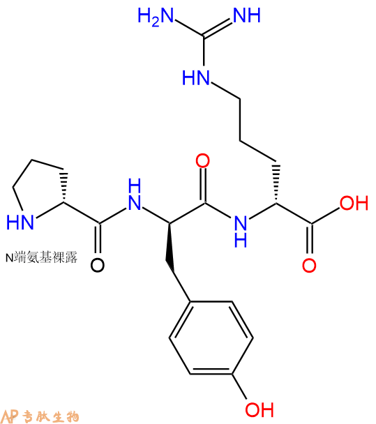 專肽生物產(chǎn)品H2N-DPro-DTyr-DArg-COOH