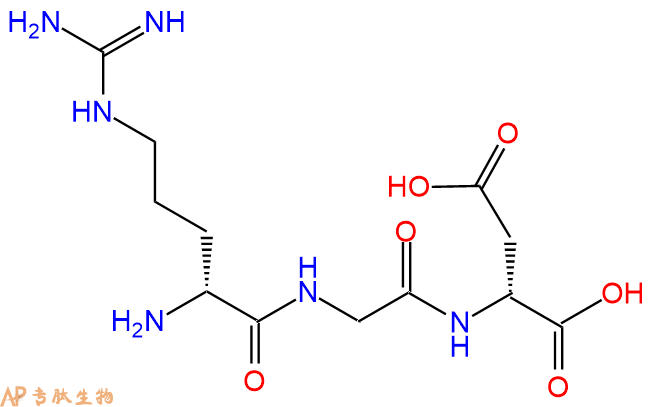 專肽生物產品H2N-DArg-Gly-DAsp-COOH