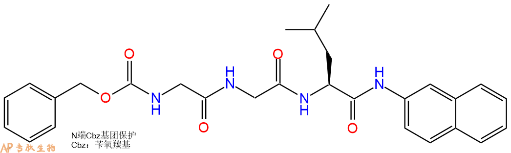 專肽生物產(chǎn)品Z-Gly-Gly-Leu-βNA104180-19-0