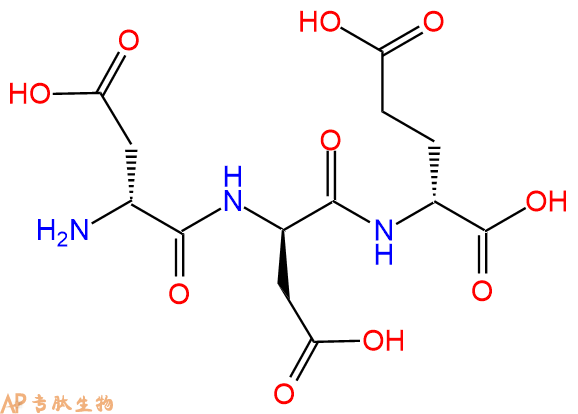 專肽生物產(chǎn)品H2N-DAsp-DAsp-DGlu-COOH