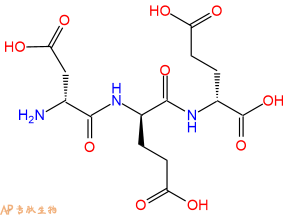 專肽生物產(chǎn)品H2N-DAsp-DGlu-DGlu-COOH