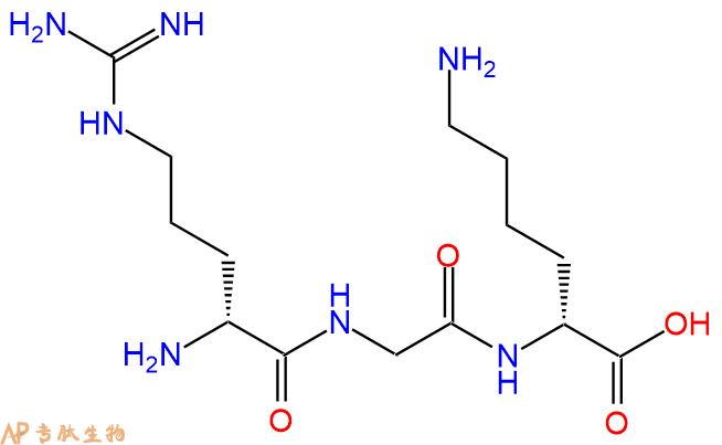 專(zhuān)肽生物產(chǎn)品H2N-DArg-Gly-DLys-COOH