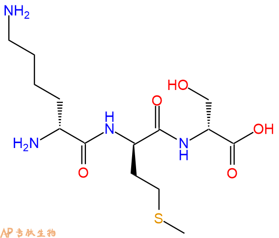 專肽生物產(chǎn)品H2N-DLys-DMet-DSer-COOH