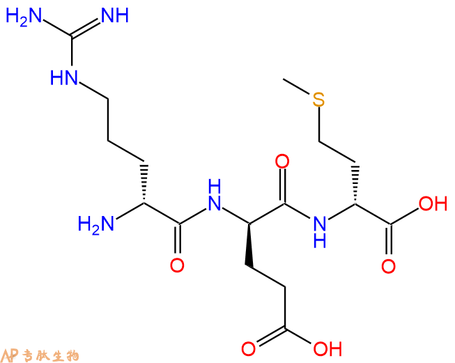 專肽生物產(chǎn)品H2N-DArg-DGlu-DMet-COOH