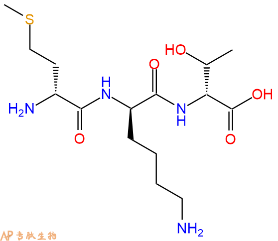 專肽生物產(chǎn)品H2N-DMet-DLys-DThr-COOH