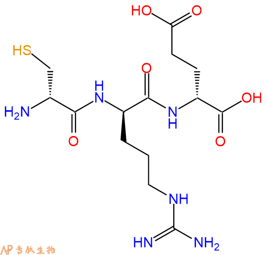 專肽生物產(chǎn)品H2N-DCys-DArg-DGlu-COOH