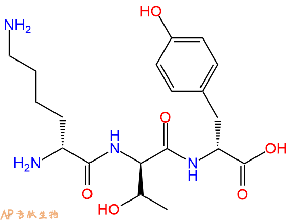 專肽生物產(chǎn)品H2N-DLys-DThr-DTyr-COOH