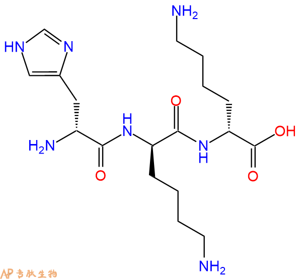 專肽生物產(chǎn)品H2N-DHis-DLys-DLys-COOH