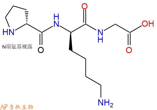 專肽生物產(chǎn)品H2N-DPro-DLys-Gly-COOH