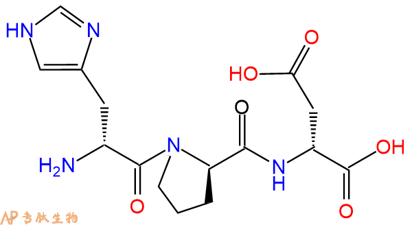 專肽生物產(chǎn)品H2N-DHis-DPro-DAsp-COOH