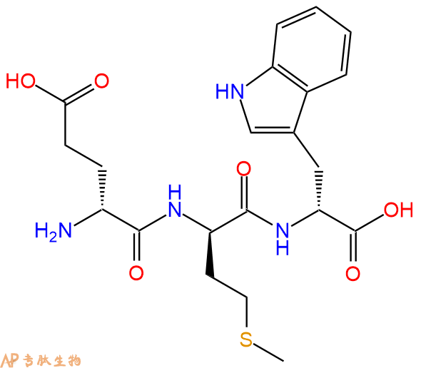 專肽生物產(chǎn)品H2N-DGlu-DMet-DTrp-COOH