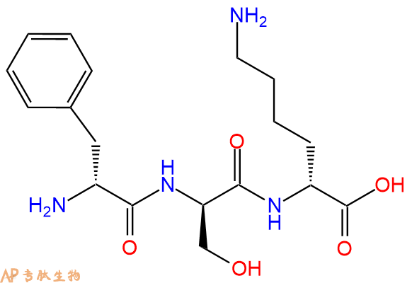 專肽生物產(chǎn)品H2N-DPhe-DSer-DLys-COOH