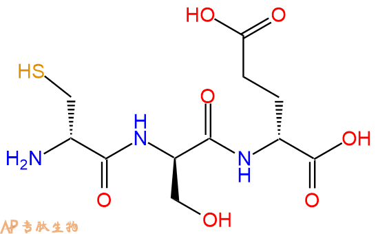 專肽生物產(chǎn)品H2N-DCys-DSer-DGlu-COOH