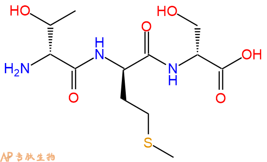 專肽生物產(chǎn)品H2N-DThr-DMet-DSer-COOH