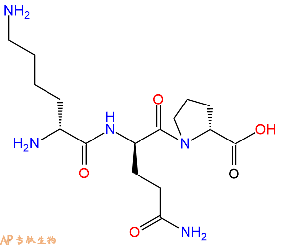 專肽生物產(chǎn)品H2N-DLys-DGln-DPro-COOH