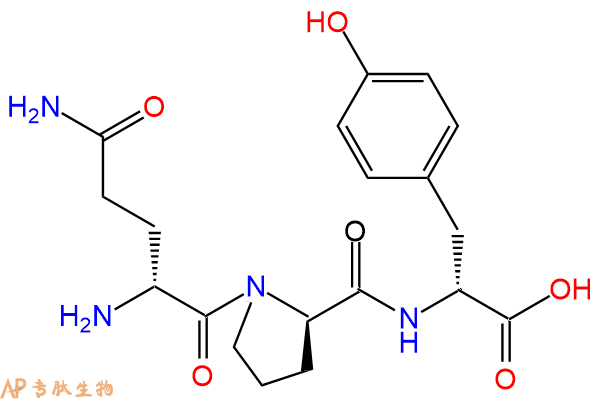 專肽生物產(chǎn)品H2N-DGln-DPro-DTyr-COOH