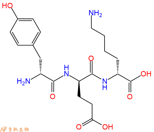 專肽生物產(chǎn)品H2N-DTyr-DGlu-DLys-COOH