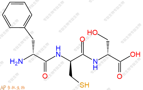 專肽生物產(chǎn)品H2N-DPhe-DCys-DSer-COOH