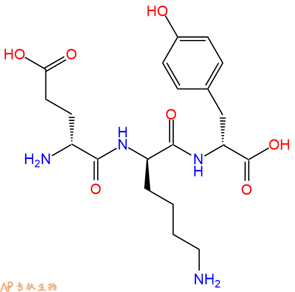 專肽生物產(chǎn)品H2N-DGlu-DLys-DTyr-COOH