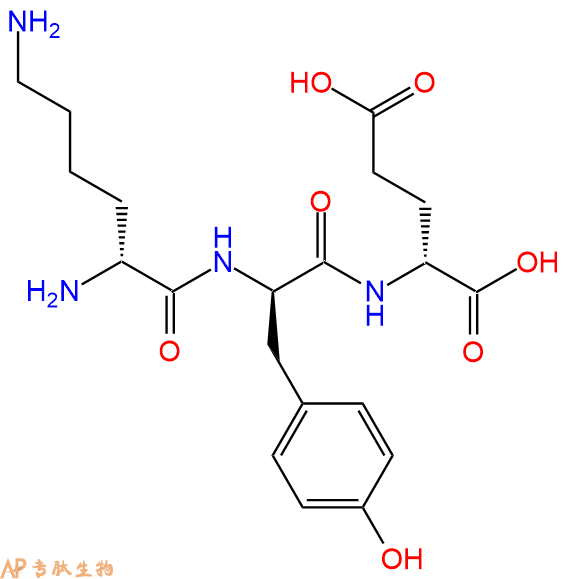 專肽生物產(chǎn)品H2N-DLys-DTyr-DGlu-COOH