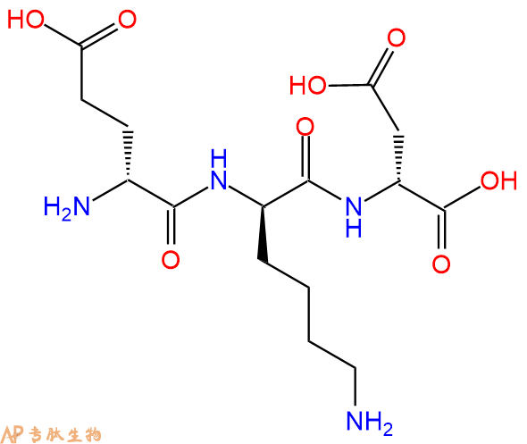 專肽生物產(chǎn)品H2N-DGlu-DLys-DAsp-COOH