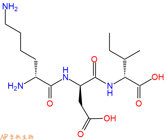 專肽生物產(chǎn)品H2N-DLys-DAsp-DIle-COOH