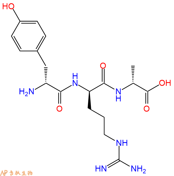 專肽生物產(chǎn)品H2N-DTyr-DArg-DAla-COOH