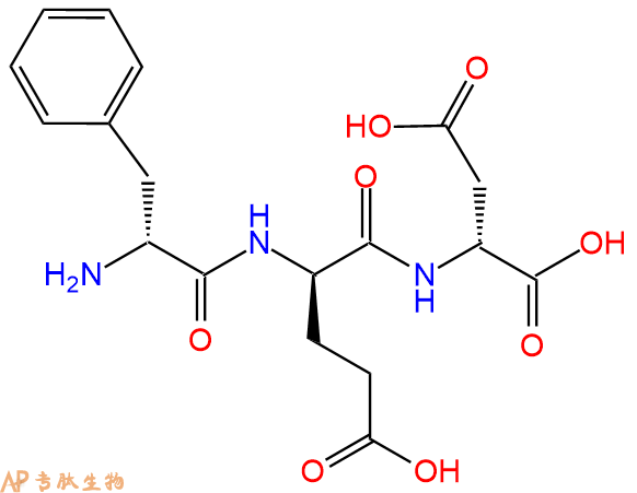 專肽生物產(chǎn)品H2N-DPhe-DGlu-DAsp-COOH