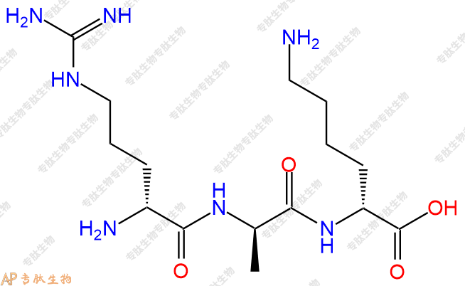 專肽生物產(chǎn)品H2N-DArg-DAla-DLys-COOH