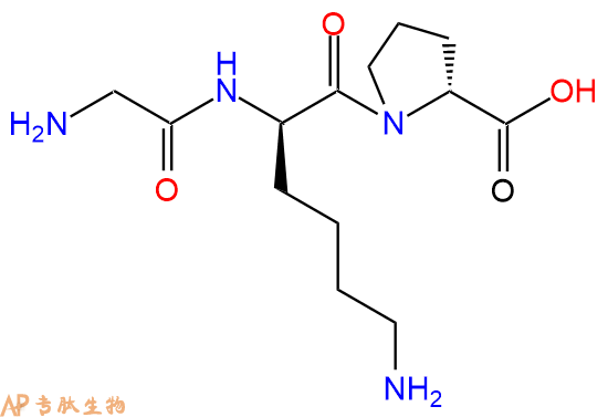 專肽生物產品H2N-Gly-DLys-DPro-COOH