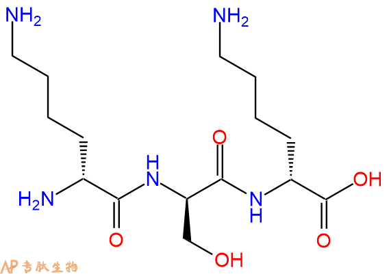 專肽生物產(chǎn)品H2N-DLys-DSer-DLys-COOH