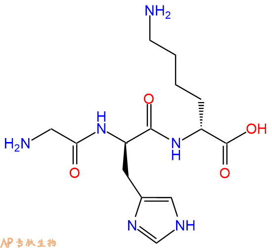 專肽生物產(chǎn)品H2N-Gly-DHis-DLys-COOH