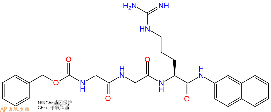 專肽生物產(chǎn)品Cbz-Gly-Gly-Arg-βNA 1442-79-1