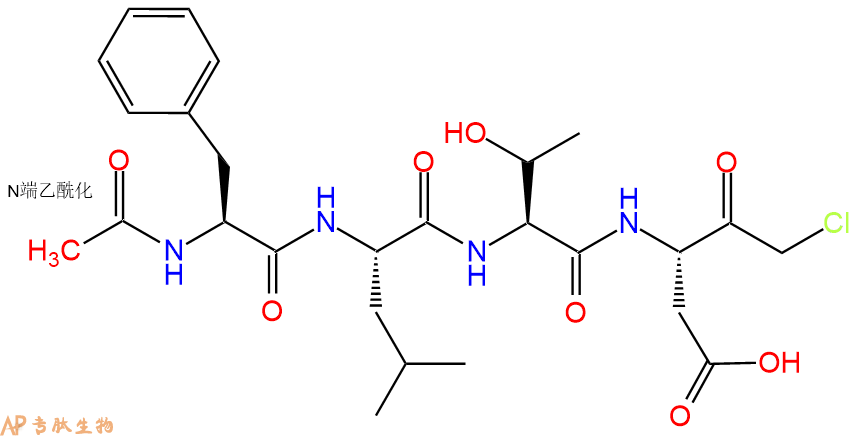 專肽生物產(chǎn)品Ac-Phe-Leu-Thr-Asp-CMK2376255-48-8