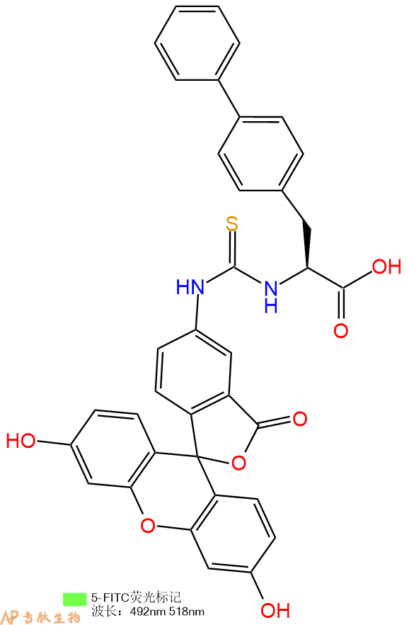 專肽生物產(chǎn)品5FITC-Bip-COOH