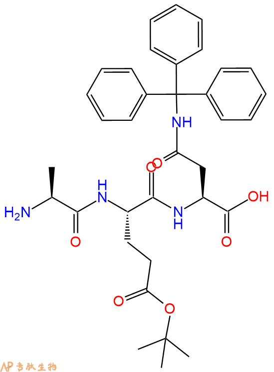 專肽生物產(chǎn)品H2N-Ala-Glu(OtBu)-Asn(Trt)-COOH