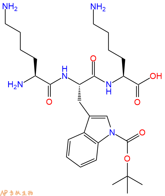 專肽生物產(chǎn)品H2N-Lys-Trp(Boc)-Lys-COOH