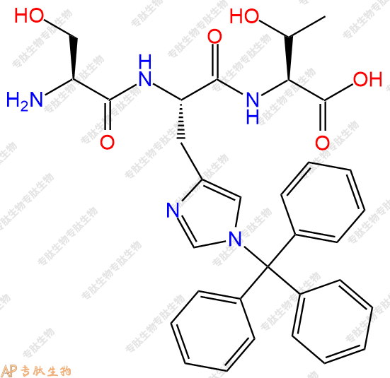 專肽生物產(chǎn)品H2N-Ser-His(Trt)-Thr-COOH