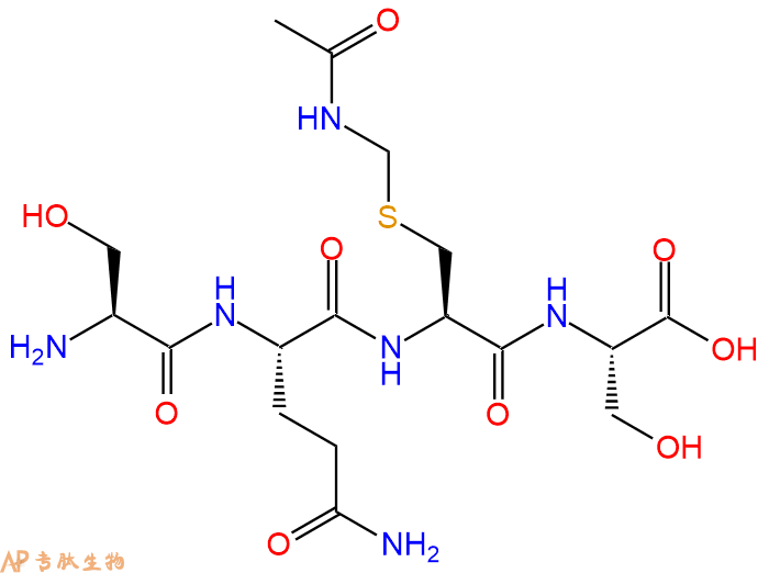 專肽生物產(chǎn)品H2N-Ser-Gln-Cys(Acm)-Ser-COOH