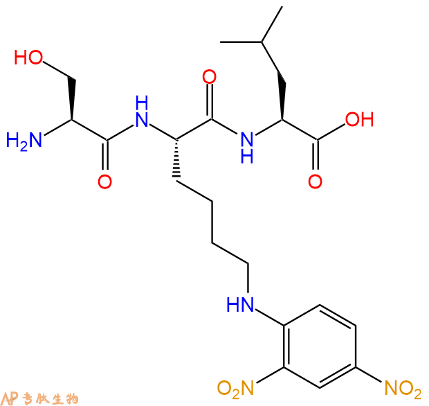 專肽生物產(chǎn)品H2N-Ser-Lys(Dnp)-Leu-COOH