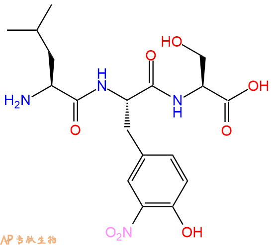 專肽生物產(chǎn)品H2N-Leu-Tyr(3NO2)-Ser-COOH