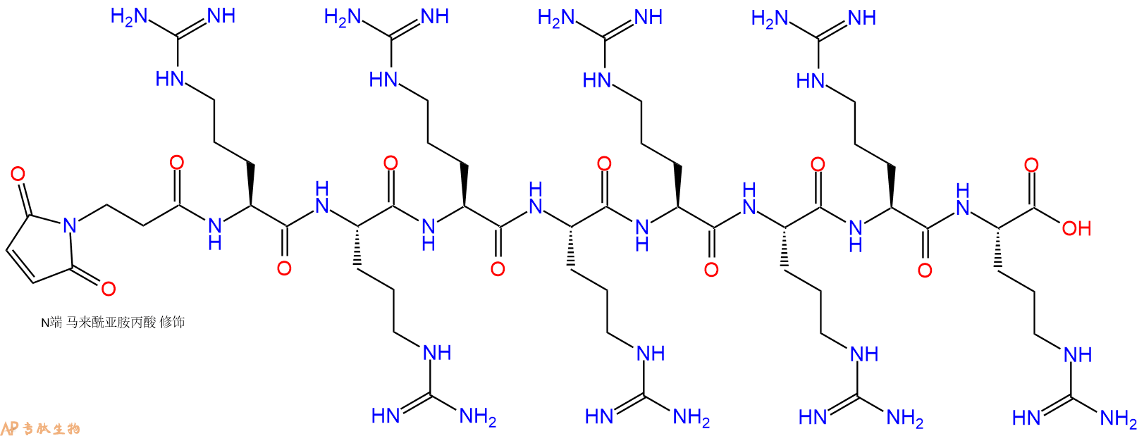 專肽生物產(chǎn)品3Mal-Arg8-COOH