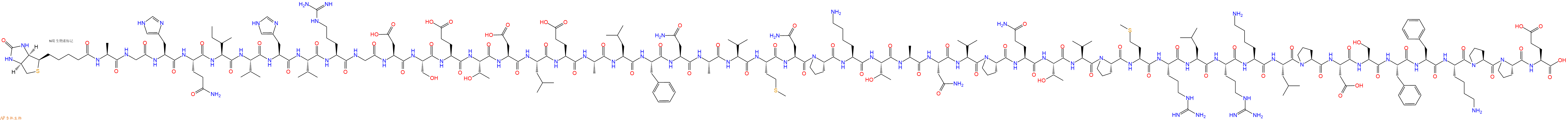 專肽生物產(chǎn)品Biotin-Ala-Gly-His-Gln-Ile-Val-His-Val-Arg-Gly-Asp-Ser-Glu-Thr-Asp-Leu-Glu-Ala-Leu-Phe-Asn-Ala-Val-Met-Asn-Pro-Lys-Thr-Ala-Asn-Val-Pro-Gln-Thr-Val-Pro-Met-Arg-Leu-Arg-Lys-Leu-Pro-Asp-Ser-Phe-Phe-Lys-Pro-Pro-Glu-COOH